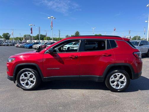 Red 2025 Jeep Compass Latitude