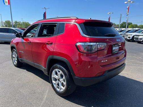 Red 2025 Jeep Compass Latitude