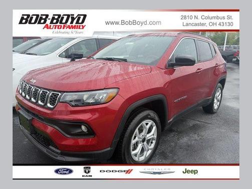 Red 2025 Jeep Compass Latitude