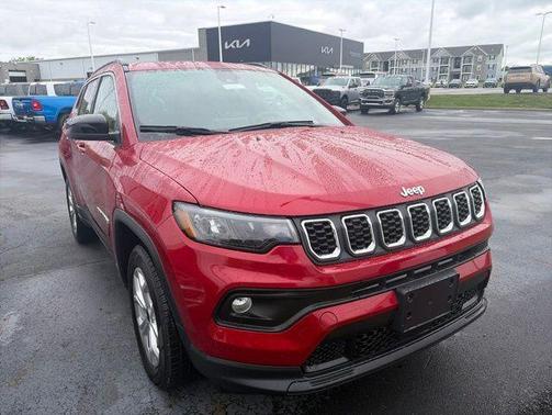 Red 2025 Jeep Compass Latitude