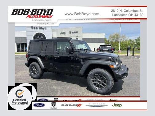Black Clearcoat 2025 Jeep Wrangler Sport