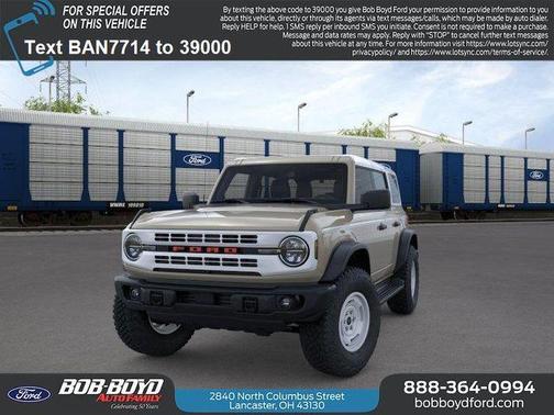 Desert Sand 2026 Ford Bronco Heritage Edition