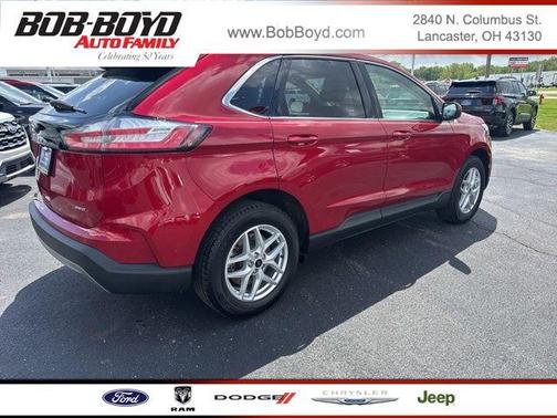 Rapid Red Metallic Tinted Clearcoat 2023 Ford Edge SEL