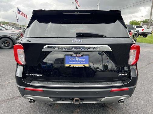 Agate Black Metallic 2023 Ford Explorer Limited