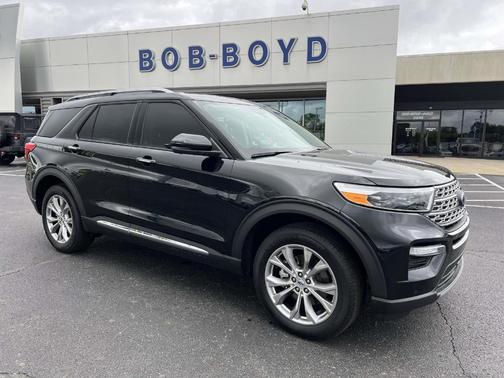 Agate Black Metallic 2023 Ford Explorer Limited