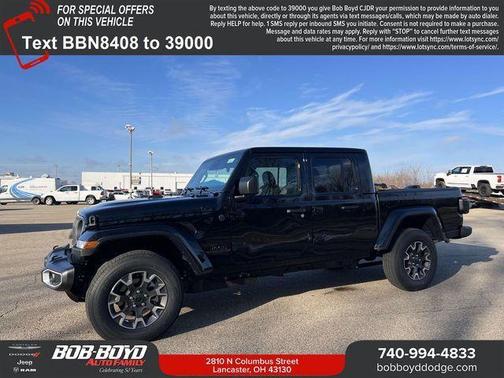 Black Clearcoat 2026 Jeep Gladiator Sport