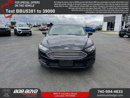 Shadow Black 2017 Ford Fusion SE