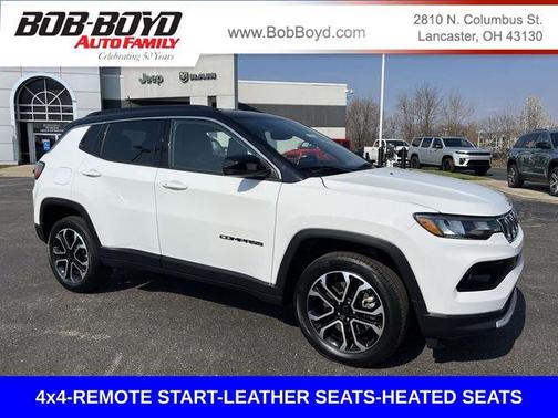 Bright White Clearcoat 2023 Jeep Compass Limited
