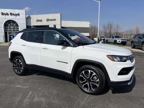 Bright White Clearcoat 2023 Jeep Compass Limited