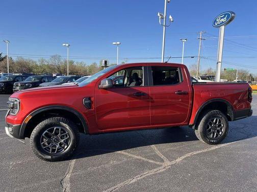 Hot Pepper Red Metallic Tinted Clearcoat 2024 Ford Ranger XLT
