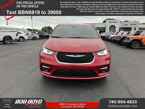 Red 2025 Chrysler Pacifica Select