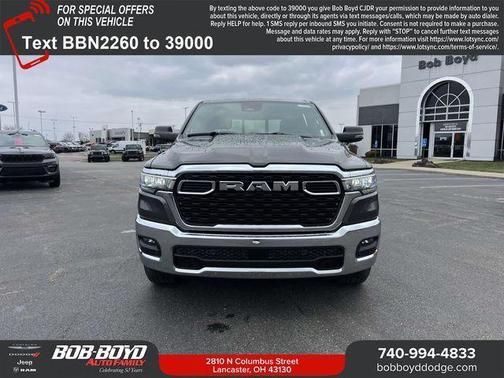 Granite Crystal Clearcoat Metallic 2026 RAM 1500 Big Horn/Lone Star
