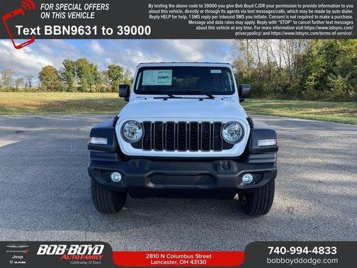 Bright White Clearcoat 2026 Jeep Wrangler Sport