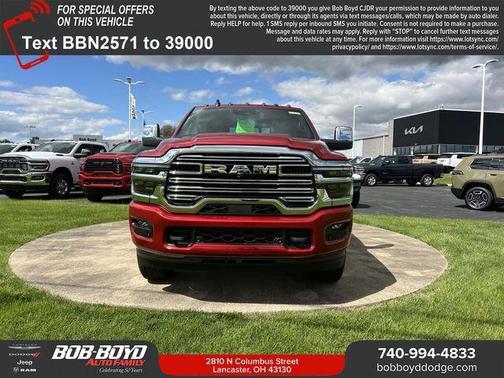 Molten Red Pearlcoat 2026 RAM 2500 Laramie
