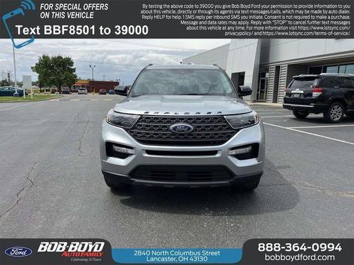 Silver Metallic 2023 Ford Explorer XLT