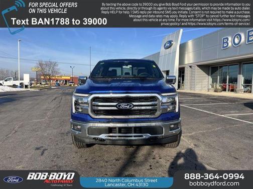 Blue Metallic 2026 Ford F-150 Lariat
