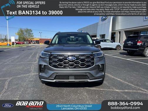 Carbonized Gray Metallic 2026 Ford Explorer Platinum