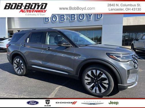 Carbonized Gray Metallic 2026 Ford Explorer Platinum