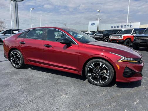 Passion Red 2021 Kia K5 GT-Line