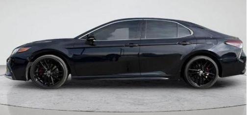 Midnight Black Metallic 2021 Toyota Camry XSE