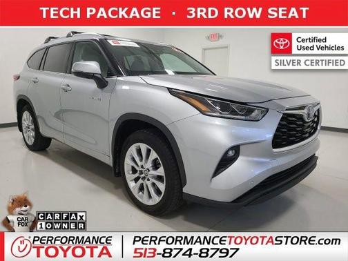 Celestial Silver Metallic 2021 Toyota Highlander Hybrid Limited