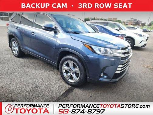Shoreline Blue Pearl 2019 Toyota Highlander Limited