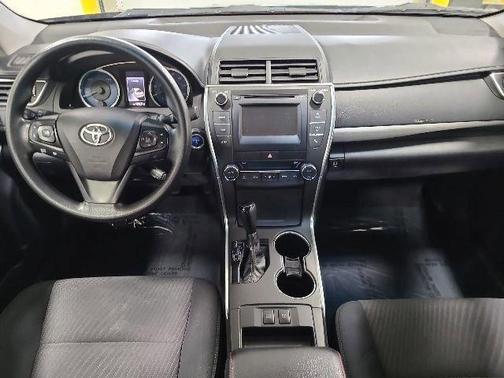 Midnight Black Metallic 2016 Toyota Camry Hybrid LE