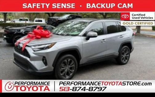 Silver Sky Metallic 2022 Toyota RAV4 Hybrid XLE Premium SUV