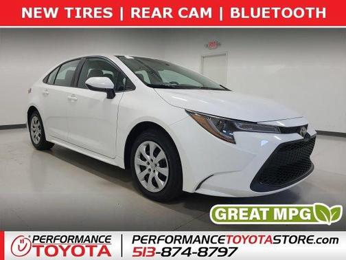 White 2022 Toyota Corolla LE
