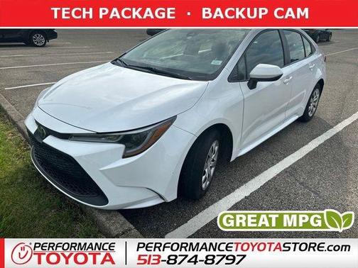 White 2022 Toyota Corolla LE