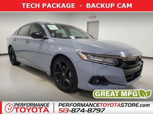 Sonic Gray Pearl 2022 Honda Accord Hybrid Sport