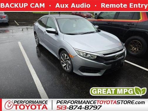 Sonic Gray Pearl 2018 Honda Civic LX