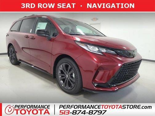 Ruby Flare Pearl 2026 Toyota Sienna XSE 7 Passenger