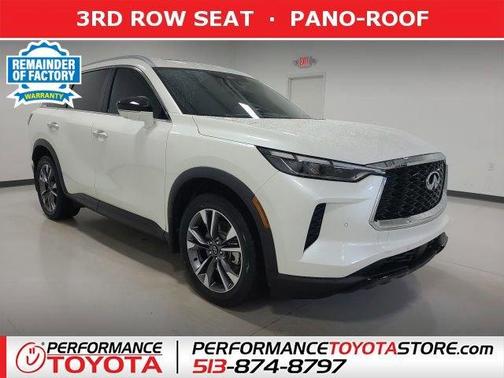 Majestic White 2023 INFINITI QX60 Luxe