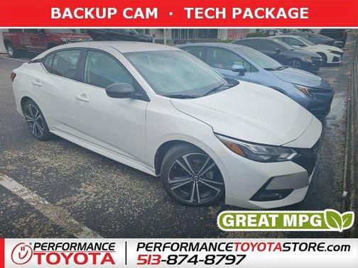 Aspen White 2020 Nissan Sentra SR