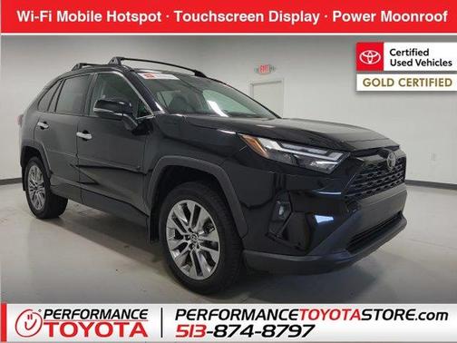 Midnight Black Metallic 2025 Toyota RAV4 XLE Premium
