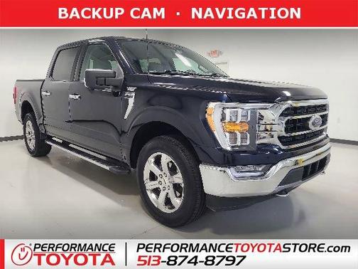 Antimatter Blue Metallic 2021 Ford F-150 XLT