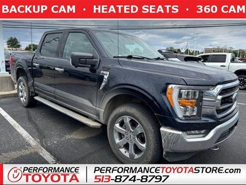 Antimatter Blue Metallic 2021 Ford F-150 XLT