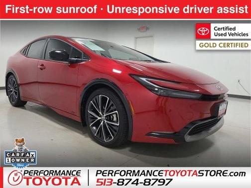 Red 2024 Toyota Prius Limited