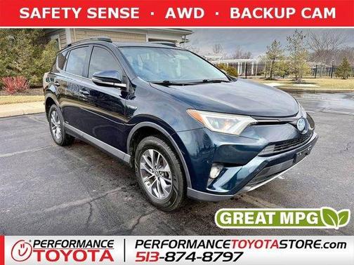 Galactic Aqua 2017 Toyota RAV4 Hybrid XLE
