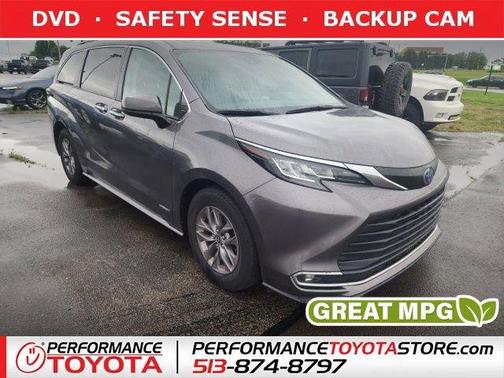 Predawn Gray Mica 2021 Toyota Sienna XLE