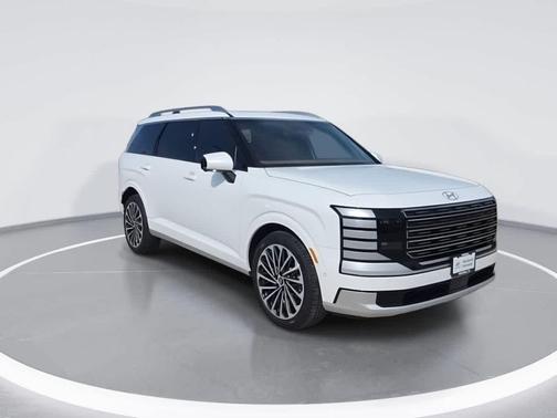 Creamy White Pearl 2027 Hyundai Palisade Hybrid Calligraphy