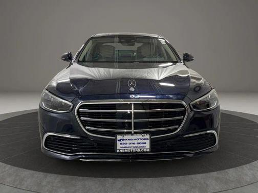 Blue 2022 Mercedes-Benz S-Class S 580 4MATIC