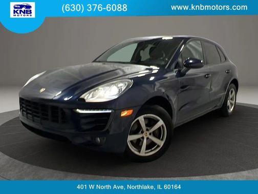 Blue 2017 Porsche Macan Base