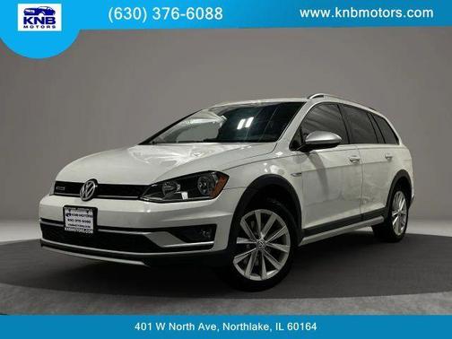 Pure White 2017 Volkswagen Golf Alltrack TSI S