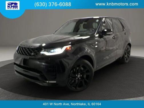 Santorini Black 2021 Land Rover Discovery R-Dynamic S