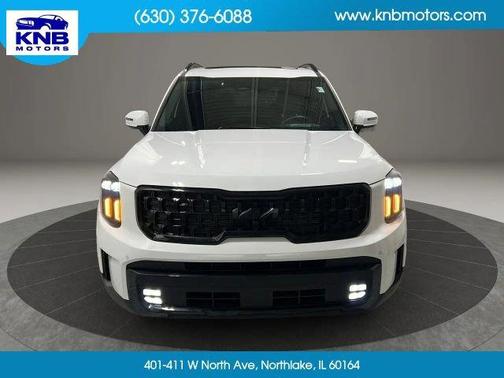 Glacial White Pearl 2025 Kia Telluride SX-Prestige X-Line