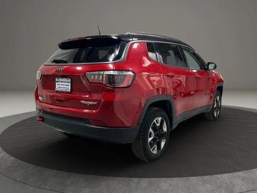 Red 2018 Jeep Compass Trailhawk