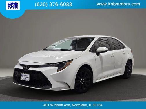 White 2021 Toyota Corolla LE
