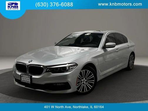 Glacier Silver Metallic 2018 BMW 530 i xDrive